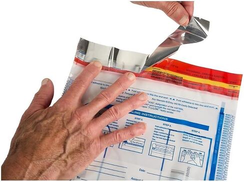 Deposit Bag, Plastic, 4 Mil, 20 X 28, Clear, 50/Pack in Saudi Arabia