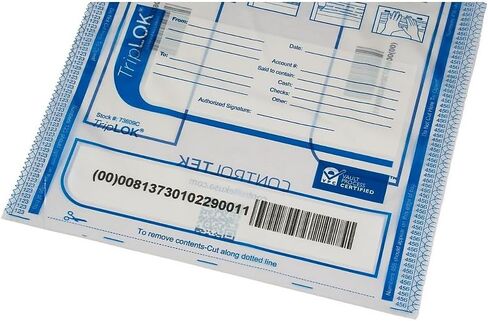 Deposit Bag, Plastic, 4 Mil, 20 X 28, Clear, 50/Pack in Saudi Arabia