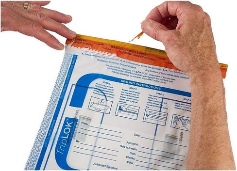 Deposit Bag, Plastic, 4 Mil, 20 X 28, Clear, 50/Pack in Saudi Arabia