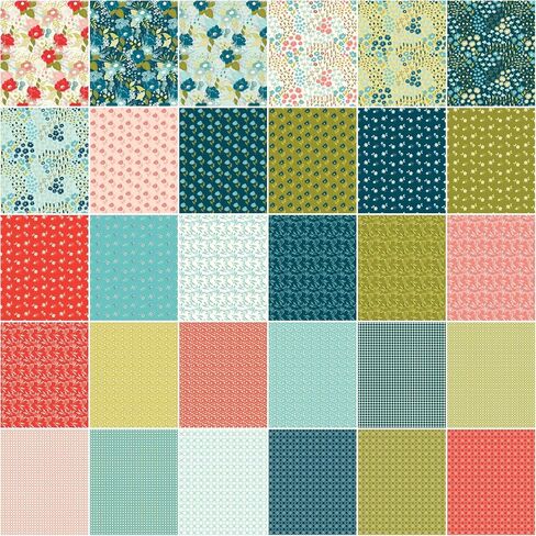 Sandy Gervais Feed My Soul 5" Stacker 42 5-inch Squares Charm Pack Riley Blake Designs 5-14550-42 in Saudi Arabia