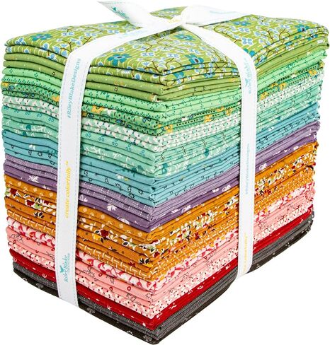 Lori Holt Gentler Times Basil Yard Bundle 21 1-Yard Cuts Riley Blake Designs 1YD-16470BAS-21 in Saudi Arabia
