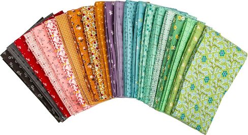 Lori Holt Gentler Times Basil Yard Bundle 21 1-Yard Cuts Riley Blake Designs 1YD-16470BAS-21 in Saudi Arabia