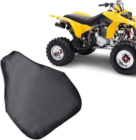 غطاء مقعد PIT66 متوافق مع Honda Rubicon 2005-2011/متوافق مع Foreman 500 ATV غطاء مقعد أسود من الجلد الصناعي PVC in Kuwait