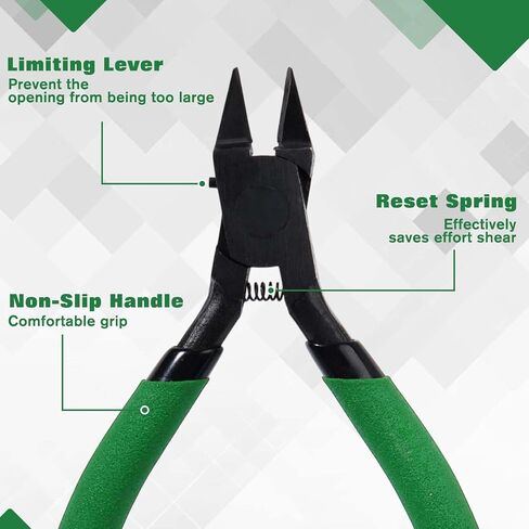 Model Nippers 4.3 Inch Cutter Making Tools Ultra-thin Single-edge Model Tools Miniature with Sanding Strip Replacement Spring and Leather Case in Saudi Arabia
