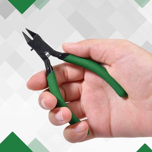 Model Nippers 4.3 Inch Cutter Making Tools Ultra-thin Single-edge Model Tools Miniature with Sanding Strip Replacement Spring and Leather Case in Saudi Arabia