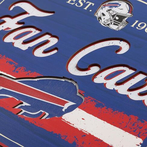 FOCO NFL الشعار الأساسي الرسمي الذي تم إنشاؤه 15 بوصة لافتة حائط كهف للمروحة (شيكاغو بيرز، مقاس واحد) in Saudi Arabia
