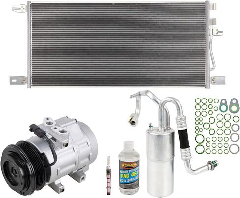 لمجموعة أدوات تكييف الهواء Ford F-250 F-350 F-450 F-550 مع مكثف ومجفف ضاغط التيار المتردد - BuyAutoParts 60-82600CK جديد in Saudi Arabia