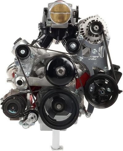 ICT Billet Factory LS Truck A/C Kit تم تصميمها وتصنيعها في الولايات المتحدة الأمريكية 551975-LS01 in Saudi Arabia