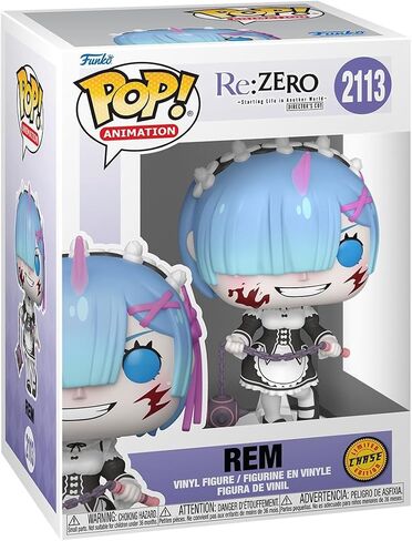 فانكو بوب! الرسوم المتحركة: Re: Zero - Rem - 1/6 Odds for Rare Chase Variant - شخصية فينيل قابلة للتجميع - فكرة هدية - بضائع رسمية - ألعاب للأطفال والكبار - عشاق الرسوم المتحركة in Saudi Arabia