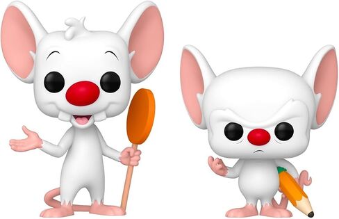 Funko Pop! Animation: Pinky & The Brain, 2-Pack - Collectable Vinyl Figure - Gift Idea - Official Merchandise - Toys for Kids & Adults - Cartoon Fans in Saudi Arabia