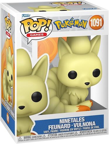 Funko Pop! Games: Pokemon - Ninetails - Ninetales - Collectable Vinyl Figure - Gift Idea - Official Merchandise - Toys for Kids & Adults - Games Fans - Model Figure for Collectors and Display in Saudi Arabia