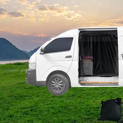 شبكة الباب الخلفي Riloer Camper، مظلة للقافلة، شاشة شبكية للباب الخلفي للسيارة - L 135 سم/53.15 بوصة W145 سم/57.09 بوصة in Saudi Arabia