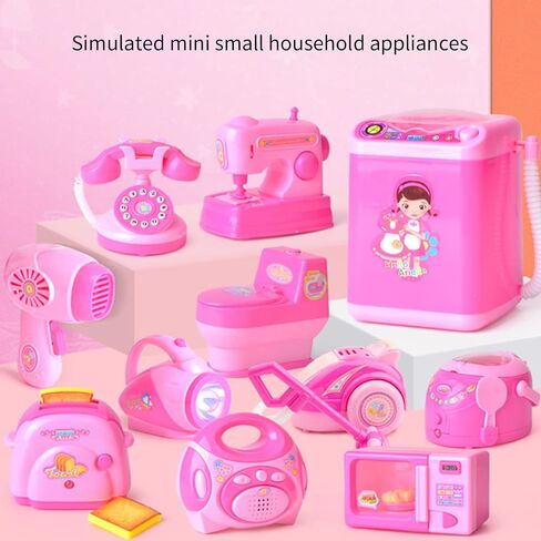 Interactive Pretend Play Toy Set Functional Small Appliances for Imaginative Role Play Activities Ages 3+ Multifunctional Pretend Cooking Toy in Saudi Arabia