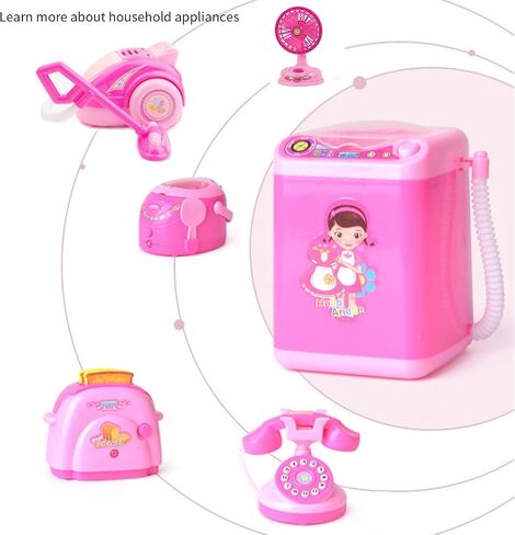 Interactive Pretend Play Toy Set Functional Small Appliances for Imaginative Role Play Activities Ages 3+ Multifunctional Pretend Cooking Toy in Saudi Arabia