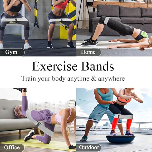 Resistance Bands for Workouts, Rubber Bands for Home Gym & Stretching, Exercise Gear in Saudi Arabia