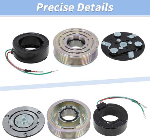 Air Conditioner AC Compressor Clutch Kit for Honda Civic 2012-2014 for Honda CR-V 2007-2015 for Acura ILX RDX for TRSE09 AC Compressor Clutch Pulley W/Bearing No.38800RZYA010M2 in Saudi Arabia