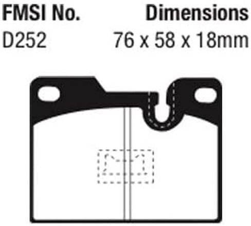 EBC Brakes DP4346R Yellowstuff Street and Track Brake Pad in Saudi Arabia
