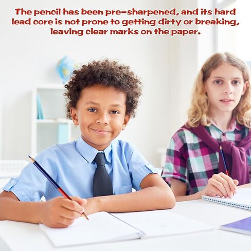100 PCS Checking Pencils Red and Blue Erasable Pencils with Sharpeners Pre-Sharpened #2 HB for Checking, Grading, Tests & Office/School Supplies (100) in Kuwait