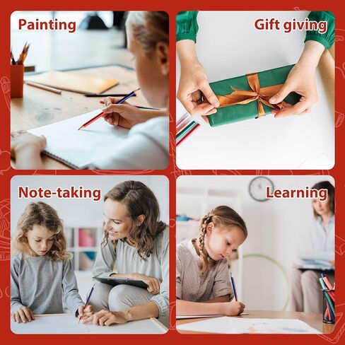 100 PCS Checking Pencils Red and Blue Erasable Pencils with Sharpeners Pre-Sharpened #2 HB for Checking, Grading, Tests & Office/School Supplies (100) in Kuwait