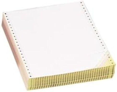 9.5" x 11" Premium Carbonless Computer Paper (1700 Sheets) Color: White/Canary in Saudi Arabia