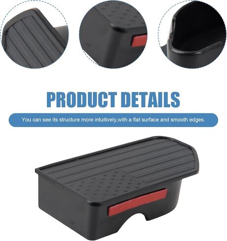 2PCS Bed Rail Stake Pocket Covers, Truck Bed Rail Caps, Compatible with Chevy Silverado GMC Sierra 1500 2019-2025, GMC Sierra 2500 3500HD 2020-2025, Truck Rear Caps Bed Rail Hole Cover (Black) in Saudi Arabia