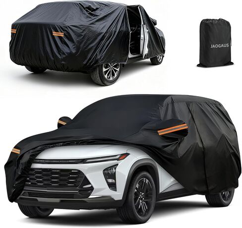 غطاء سيارة ملائم حسب الطلب لعام 2016-2025 Nissan Kicks، 10 طبقات من أغطية سيارات الدفع الرباعي الخارجية لجميع الأحوال الجوية مع باب بسحاب وأشرطة مقاومة للرياح، شريط عاكس للثلج والمطر والغبار وغطاء الحماية من الأشعة فوق البنفسجية in Saudi Arabia