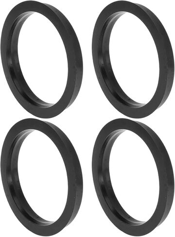 79.6mm to 67.1mm Car Wheel Hub Centric Rings Black Polycarbonate Wheels Center Shaft Shock Absorbing Hubrings 4 Pcs in Saudi Arabia