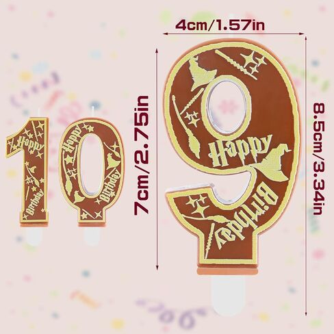 المعالج السحري حزب هاري عيد ميلاد الشموع رقم 7 شمعة كعكة توبر معالج المدرسة بوتر تحت عنوان سعيد 7 عيد ميلاد كعكة الزينة للبنين الفتيات الاطفال الطرف تفضل اللوازم الزينة in Kuwait