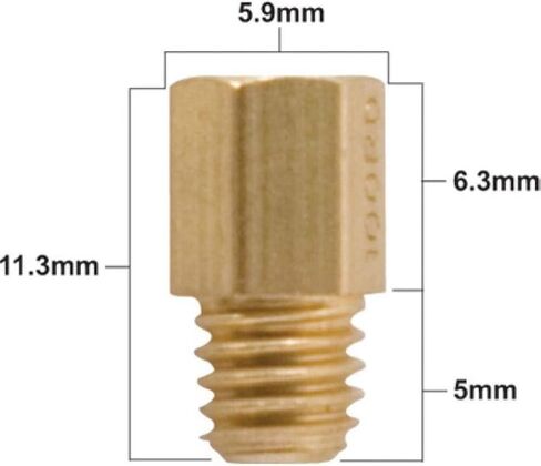 Pro X 4/042 Series Compatible with Mikuni Hex Main Jet 290 for Yamaha Banshee 350 1987-2006 in Saudi Arabia