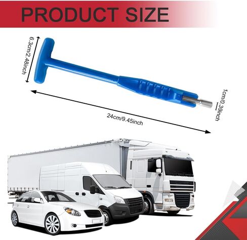 Car Tire Valve Stem Puller, Valve Stem Removal Tool, No Scratch High Tensile Strength Valves Lever Tool, Auto Tire Repair Replacement Accessories Fit for Most SUV Motorcycle Truck (Yellow) in Kuwait