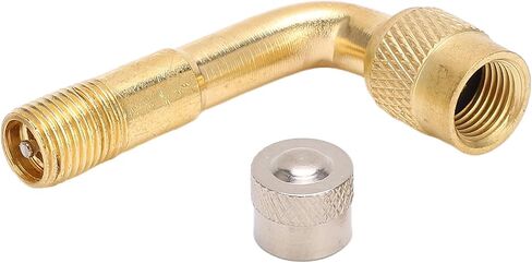90 Degree Tyre Valve Extension, Brass Air Tyre Extension for Scooters Motorcycles with Schrader Valve in Saudi Arabia