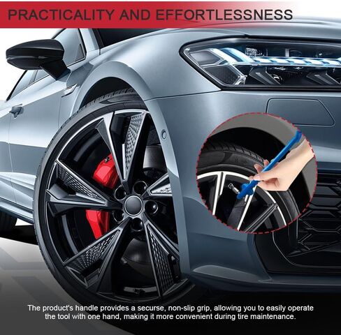 Car Tire Valve Stem Puller, Valve Stem Removal Tool, No Scratch High Tensile Strength Valves Lever Tool, Auto Tire Repair Replacement Accessories Fit for Most SUV Motorcycle Truck (Yellow) in Kuwait