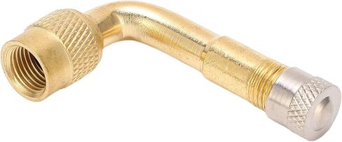 90 Degree Tyre Valve Extension, Brass Air Tyre Extension for Scooters Motorcycles with Schrader Valve in Saudi Arabia