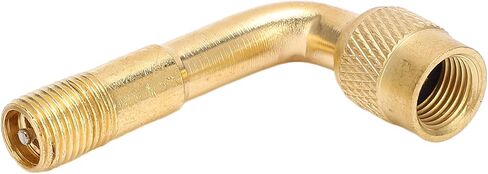 90 Degree Tyre Valve Extension, Brass Air Tyre Extension for Scooters Motorcycles with Schrader Valve in Saudi Arabia