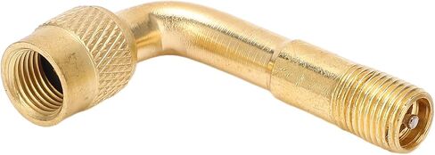 90 Degree Tyre Valve Extension, Brass Air Tyre Extension for Scooters Motorcycles with Schrader Valve in Saudi Arabia