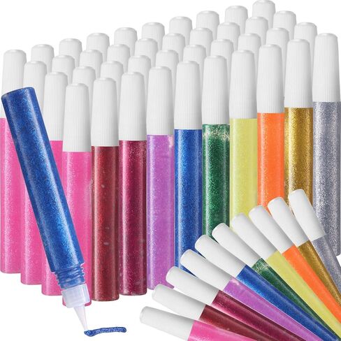 10 Pcs 10 Color Glitter Glue Sticks for Crafts Perfect Glitter Stick for DIY Arts School Projects, Scrapbooking, and Art Creations (10 Color) in Saudi Arabia