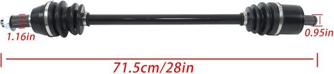 2pcs Front Left and Right CV Axles Drive Shaft Replacement for 1332637 1333962 1334175 Replacement for Polaris 570 800 1000 in Saudi Arabia