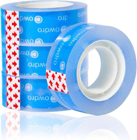 3 Rolls Clear Tape Refills for Dispenser, Easy Tear by Hands in Saudi Arabia