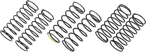 Team Associated 10mm Rear Spring Set Green 10.0 Black 9.0 Yellow 8.5., ASC21558 in Saudi Arabia