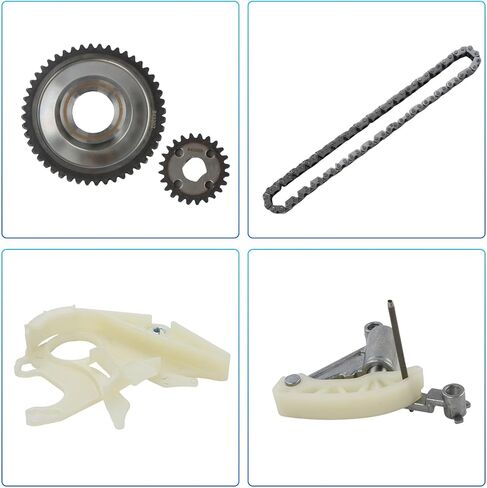 N20 محرك توقيت سلسلة مضخة زيت محرك سلسلة عدة ث/VVT أسنان العجلة يناسب BMW F21 F23 F22 F87 F31 F30 F80 F36 F10 F07 E84 F25 F26 E89 220i 320i 528i X3 X4 X5 Z4 2.0L Turbo OE N20B20A N20B20B in Saudi Arabia