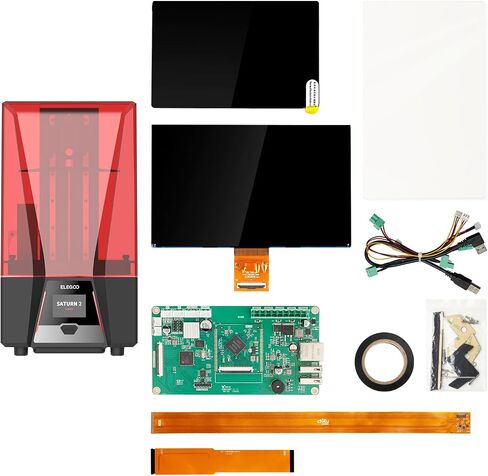 Chitu Systems Upgraded Screen Kits for ELEGOO Saturn 2 Screen Replacement, 10.1 Inches Monochrome LCD 13320x5120 Resolution for 14K Light Curing Print Screen in Saudi Arabia