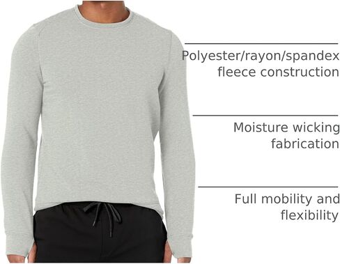 Jockey Men's Cozy Fleece Pullover Sweatshirt in Saudi Arabia