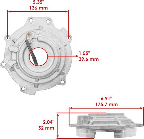 غطاء الإخراج التفاضلي الأمامي كالتريك متوافق مع Polaris RZR 800 EFI 2011 2013-2014 / RZR S 800 EFI 2011-2014 / RZR XP 900 2011-2013 / Ranger Crew 1000 Diesel 2015-2018 in Kuwait