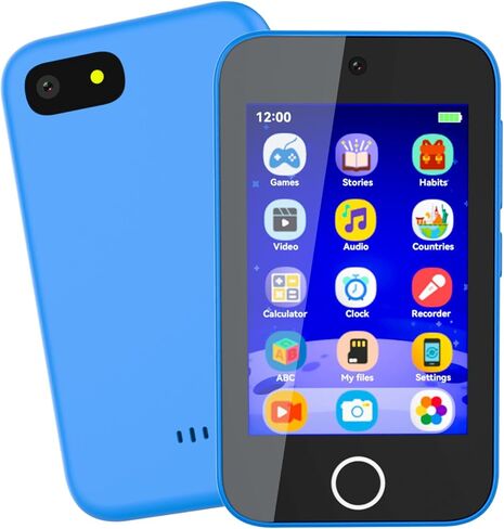 Kids Smart Phone: 3.5'' Touchscreen Phone for Kids 3 4 5 6 7 8 Years Old ABC Learning Educational Toy for Toddler Kids Travel Toy Preschool Learning Toy for Kids with 16GB SD Card Nice Gift in Saudi Arabia