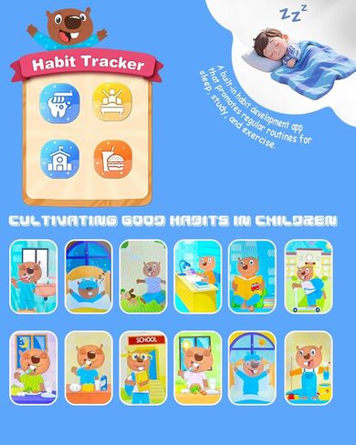 Kids Smart Phone: 3.5'' Touchscreen Phone for Kids 3 4 5 6 7 8 Years Old ABC Learning Educational Toy for Toddler Kids Travel Toy Preschool Learning Toy for Kids with 16GB SD Card Nice Gift in Saudi Arabia