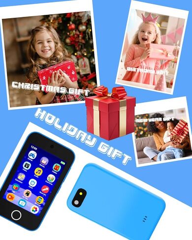 Kids Smart Phone: 3.5'' Touchscreen Phone for Kids 3 4 5 6 7 8 Years Old ABC Learning Educational Toy for Toddler Kids Travel Toy Preschool Learning Toy for Kids with 16GB SD Card Nice Gift in Saudi Arabia