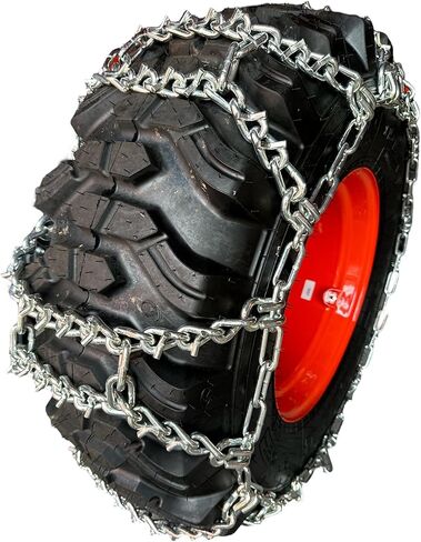 TireChain.com 340-85-24 Duo Grip Tractor V-BAR Tire Chains Set of 2 in Saudi Arabia
