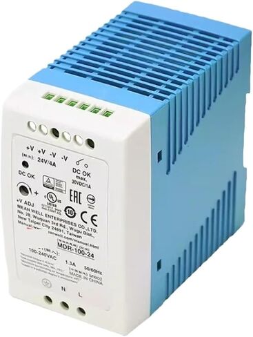 1pcs Power Supply MDR-100 MDR-100-12 | 12V MDR-100-24 | 24V MDR-100-48 | 48V 100W Single Output DIN Rail Power Supply(MDR-100-12) in Saudi Arabia