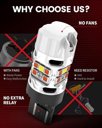 LASFIT 921 912 LED Bulb Canbus Ready T15 Error Free LED Backup Reverse Light Easy Installed 904 916 917 920 906 W16W 2835 Exterior Replacement Upgraded Version 6000k White (2pcs) in Kuwait