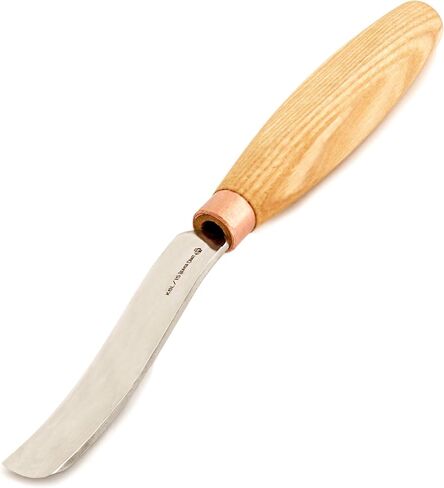 BeaverCraft ملعقة خشبية نحت إزميل مدمج K6L/15 أدوات نحت الخشب وعاء نحت شفرة من الفولاذ الكربوني مقبض خشبي سكين قياس شعاعي أخشاب صلبة وناعمة مدمجة مثنية in Kuwait